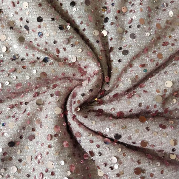 big dot sequin fabric