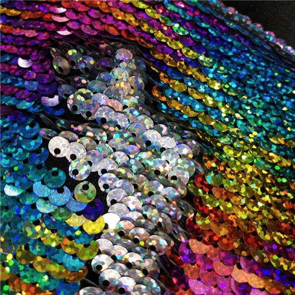 reversible sequin fabric