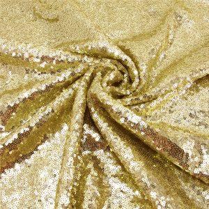 gold sequin fabric wholesale