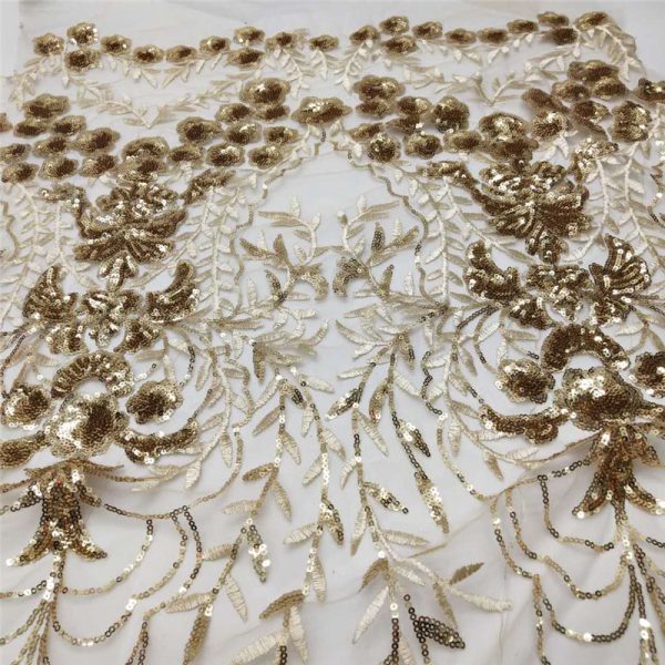 gold sequin fabric for dresses