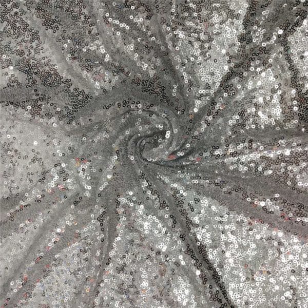 Wholesale silver sequin fabric by the bolt - Image 2