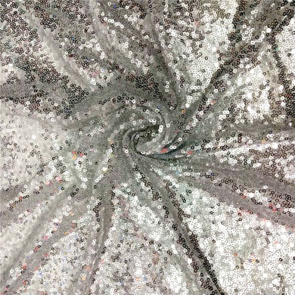 wholesale silver sequin fabric