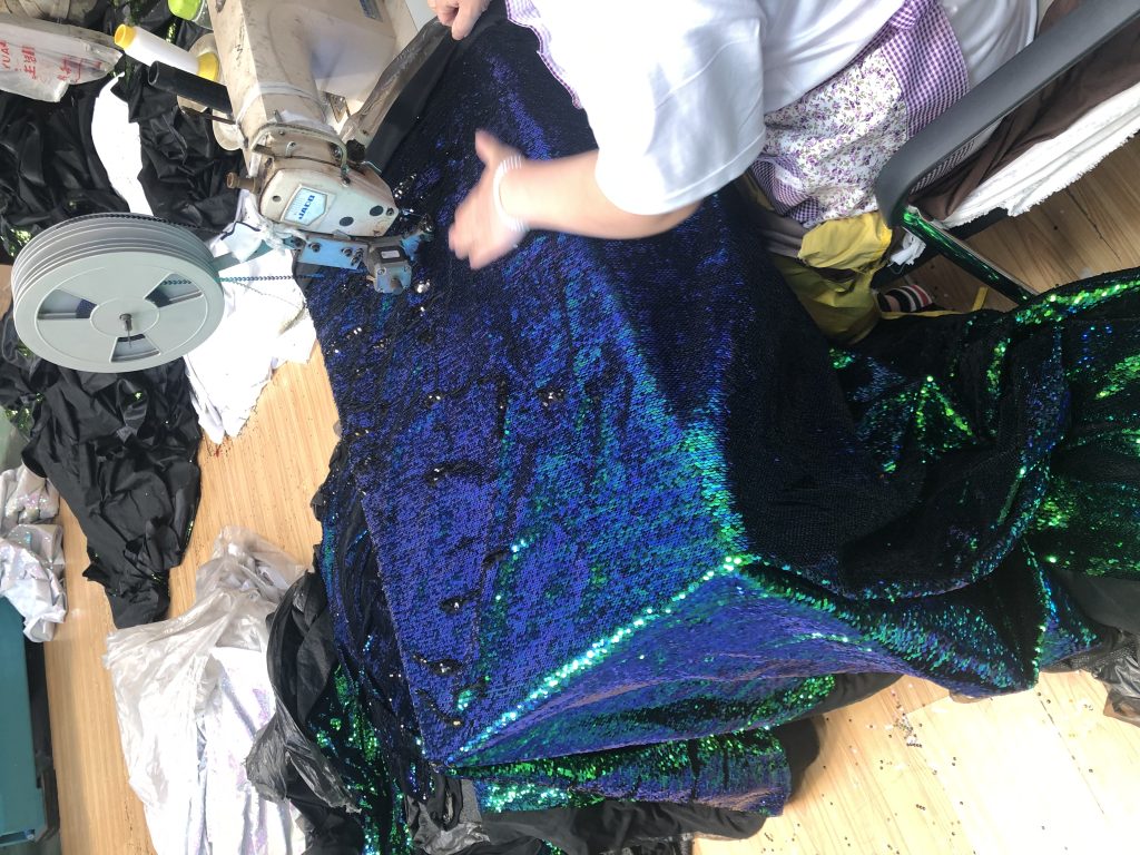 Sequin Fabric Quality Checking