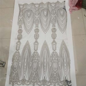 white sequin fabric wholesale