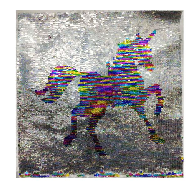 Sequin unicorn fabric two tone fabric - Image 5