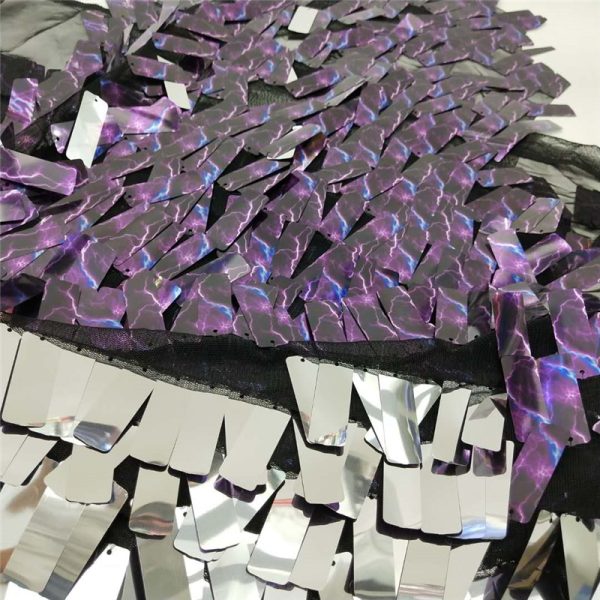 Customized rectangle sequin fabric wholesale - Image 5