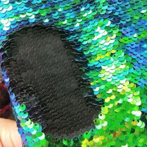 2 tone flip sequin fabric