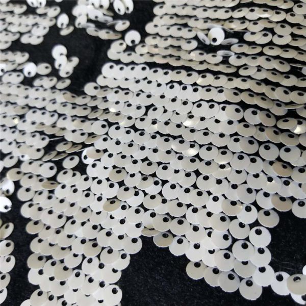 5mm Knit reversible sequin fabric dress - Image 3