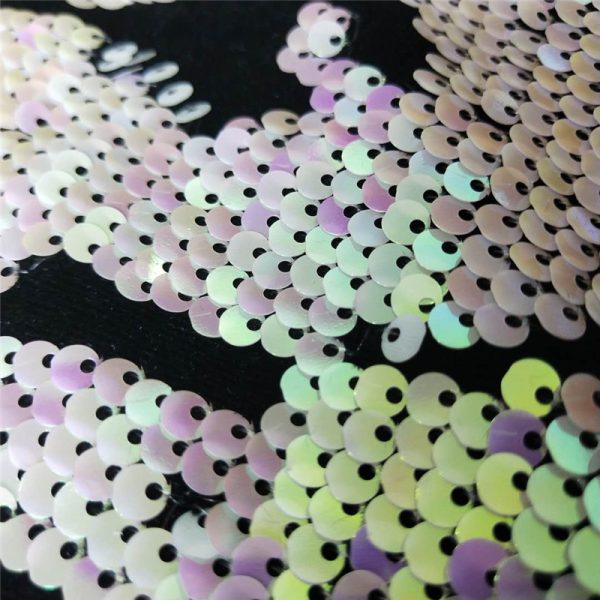 5mm Knit reversible sequin fabric dress - Image 4