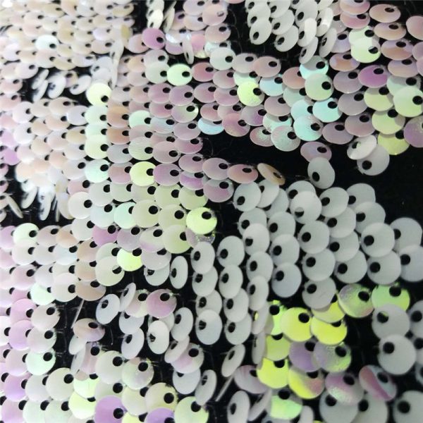 5mm Knit reversible sequin fabric dress - Image 5