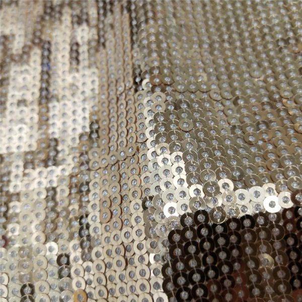 sequin fabric gold