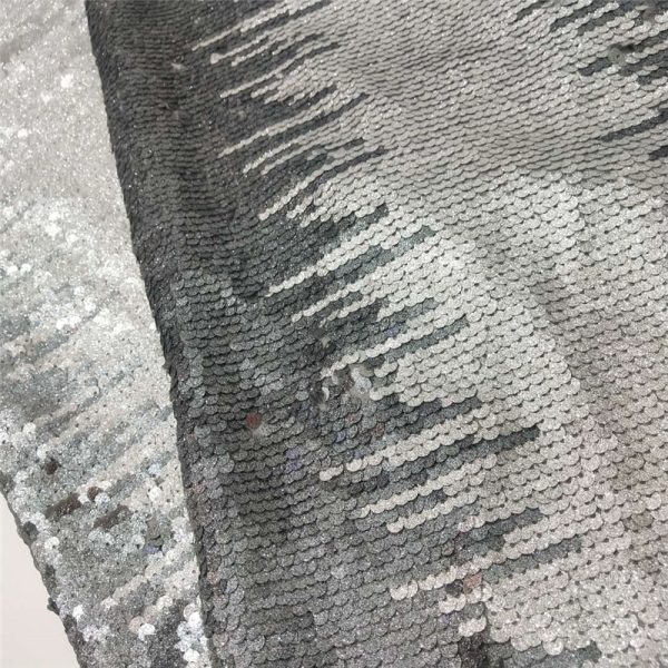 Matte embroidered sequin fabric for sale wholesale - Image 6