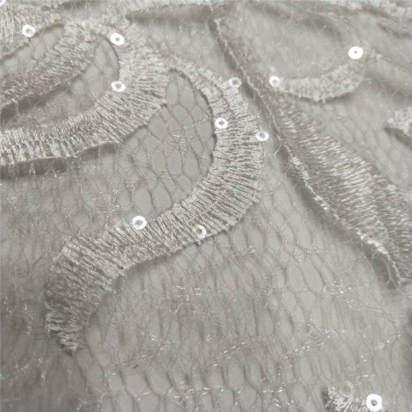 3mm micro mini holographic clear sequins fabric - Image 5