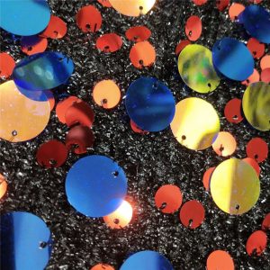 large iridescent sequins fabric