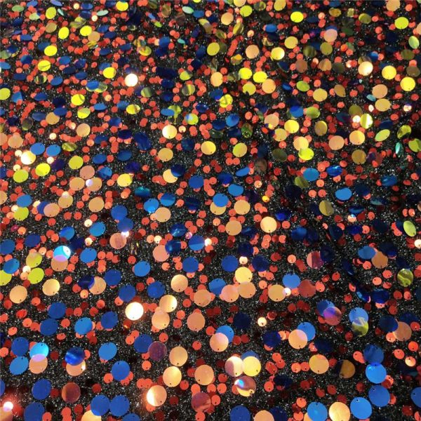 Large iridescent sequins fabric - Image 6