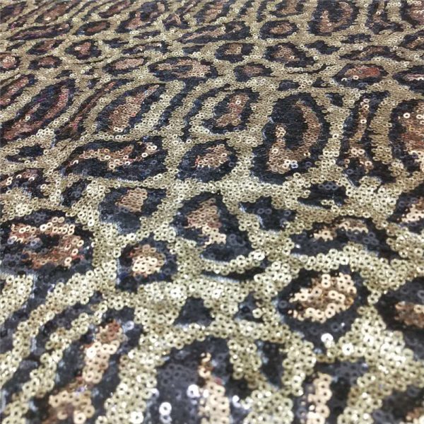 wholesale camouflage print sequin fabric