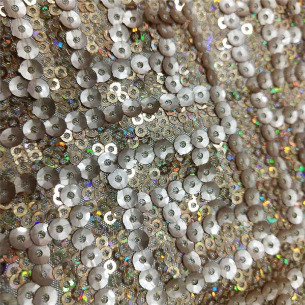 Gold sequin dress fabric bolt wholesale - Image 3