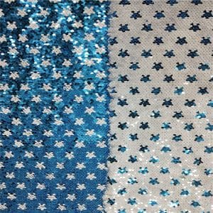 flip snowflake sequin fabric