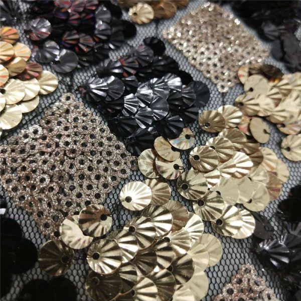 gold sequin fabric by the bolt