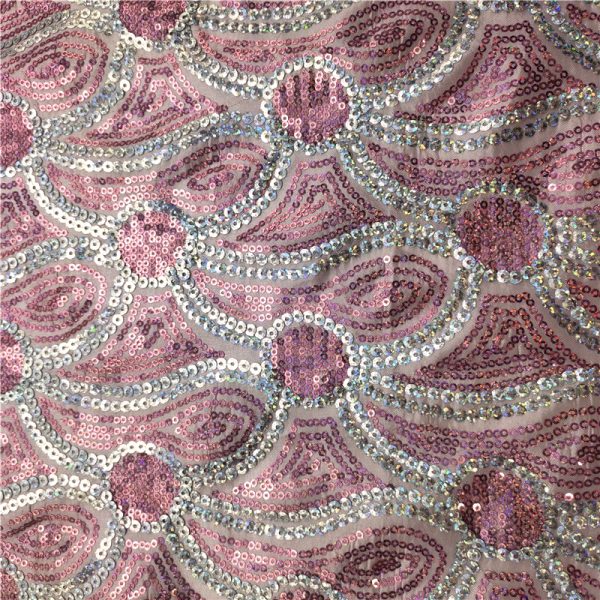 pastel sequins fabric