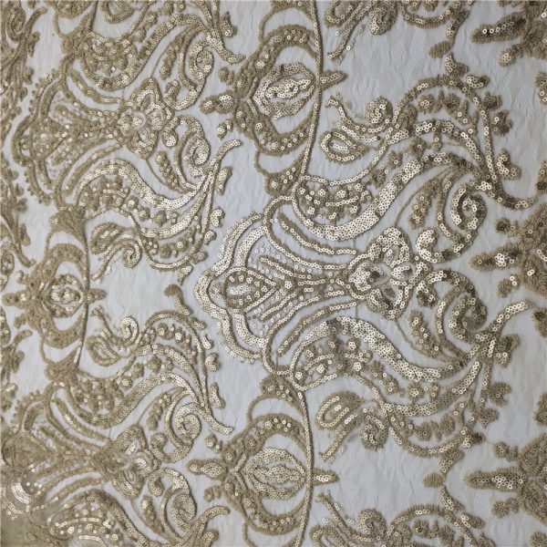 gold sequin jersey fabric