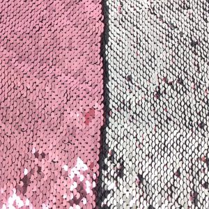 double color sequin fabric