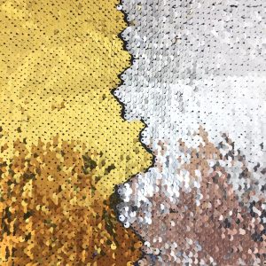 gold and silver sequin fabric