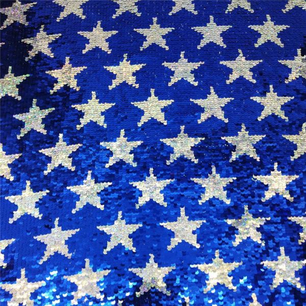 royal blue sequin fabric by the yard