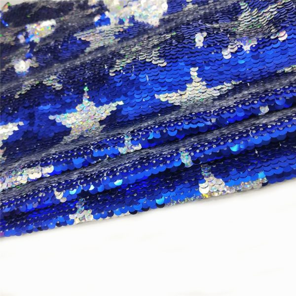 royal blue sequin fabric by the yard