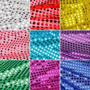 metallic sequin knit fabric