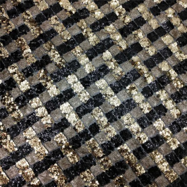 Rhinestone sequin fabric aqqloique fabric - Image 3