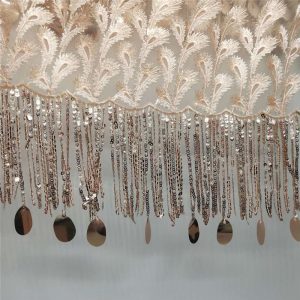 sequin tassel fabric