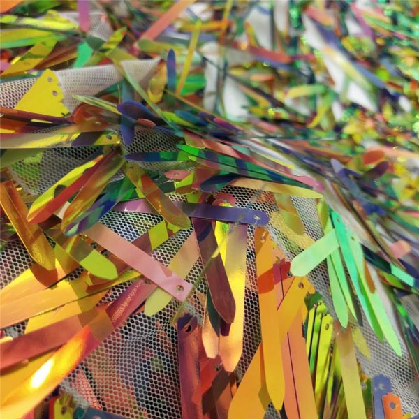 Wholesale price iridescent sword sequin fabric - Image 5