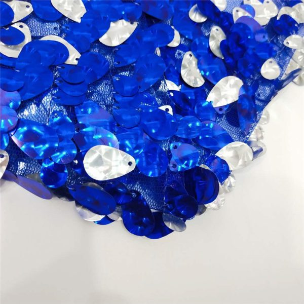 Customizable teardrop sequin fabric - Image 4