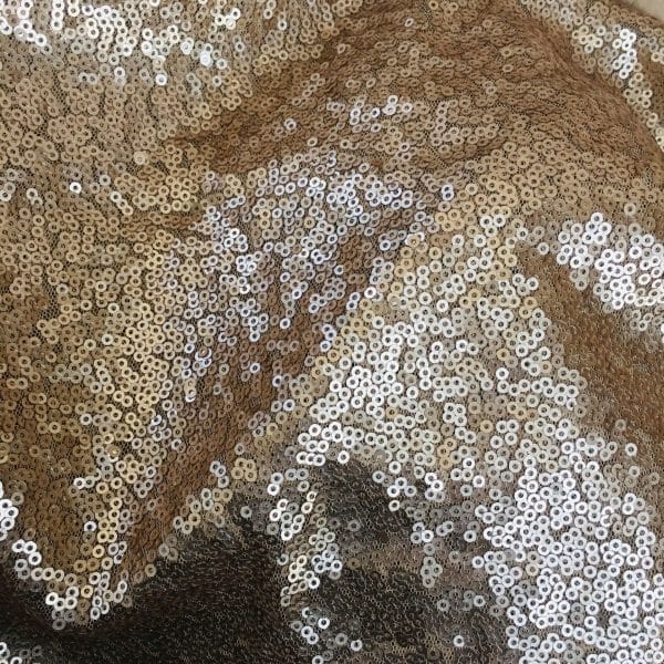 champagne sequin fabric by the yard