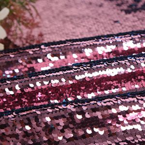 pink reversible sequin fabric