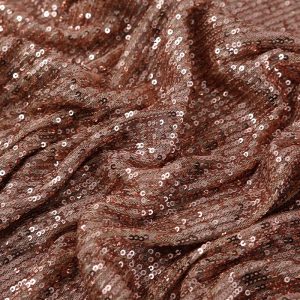 rose gold sequin fabric by the yard