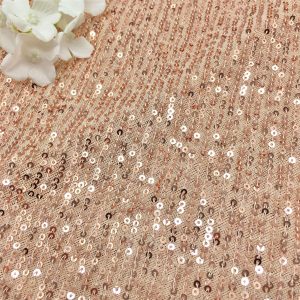 pleated sequin fabric