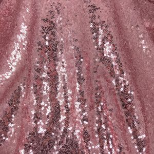 rose sequin fabric