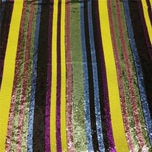 stripe sequin fabric