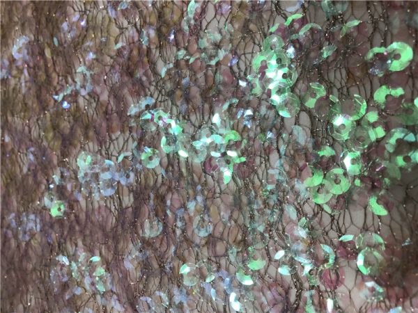 7mm transparent sequin fabric - Image 6