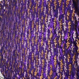 purple iridescent sequin fabric