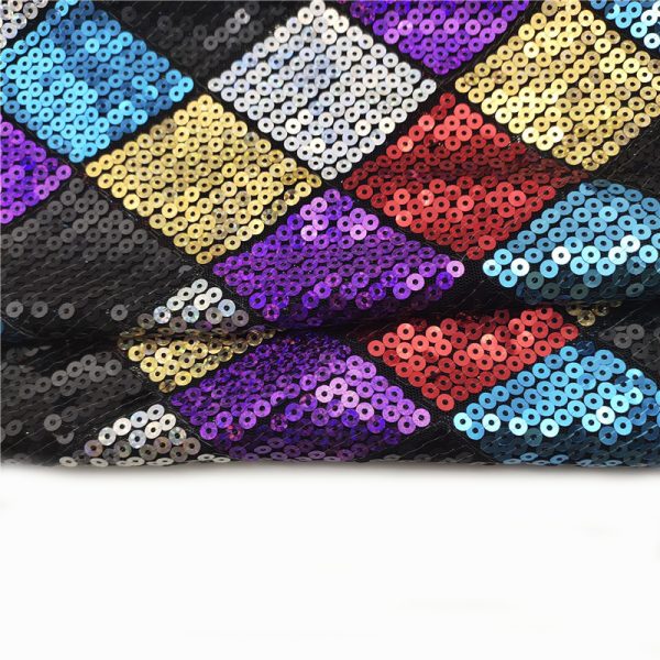 Wholesale 3mm sequin tweed fabric - Image 5