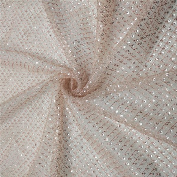 nude sequin fabric