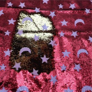 sequin star fabric