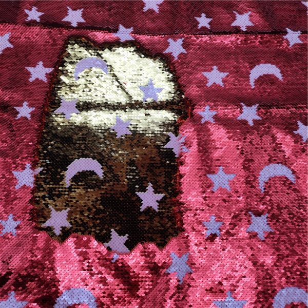 sequin star fabric