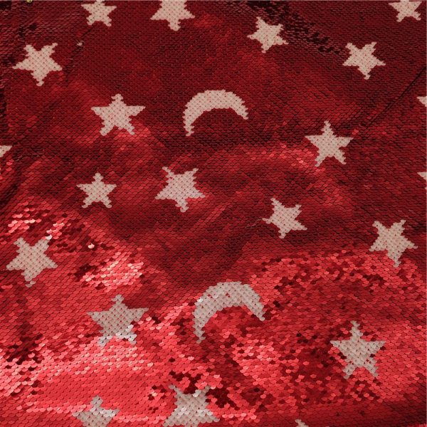 5mm Sequin fabric two tone sequin satin fabric - Image 4