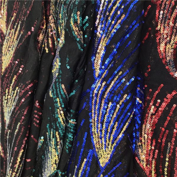 sequin ankara fabric