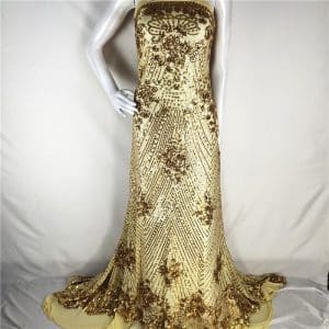 gold glitter sequin fabric