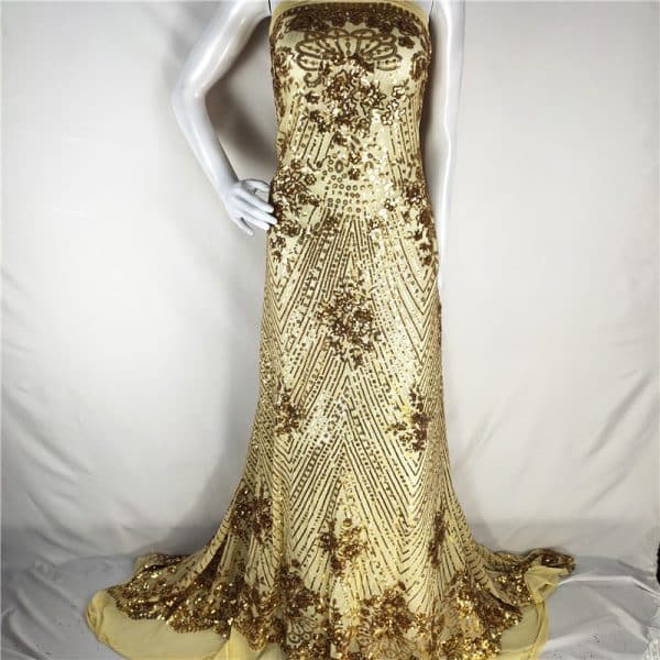 gold glitter sequin fabric